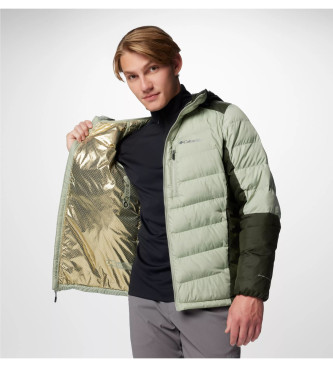 Columbia Labyrinth Loop hooded down jacket green