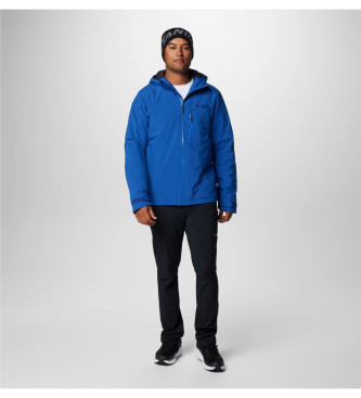 Columbia Chaqueta impermeable con aislamiento Explorer's Edge azul