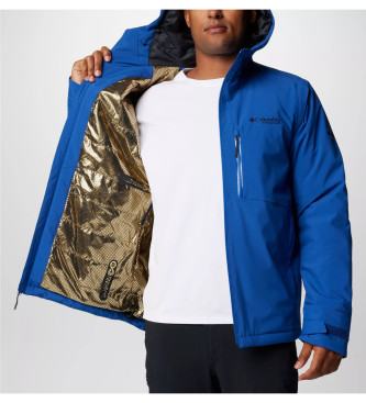 Columbia Explorer's Edge insulated waterproof jacket blue