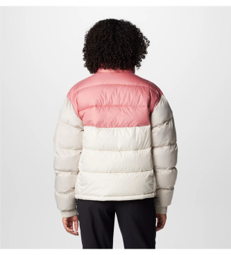 Columbia Pike Lake jakke off-white, pink