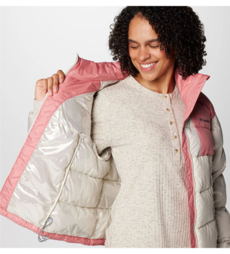 Columbia Pike Lake jakke off-white, pink