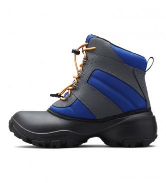 Columbia Youth Rope Tow III Bottes en cuir imperméables, bleu