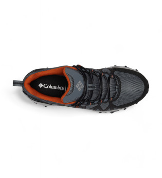 Columbia Szare wodoodporne buty turystyczne Peakfreak II Outdry