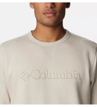 Columbia Fleece met ronde hals en grijs logo