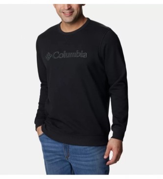 Columbia Polar de cuello redondo con logotipo negro