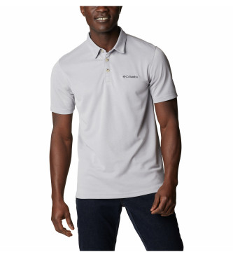 Columbia Nelson Point grey polo shirt