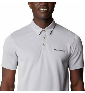 Columbia Nelson Point grey polo shirt