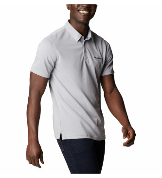 Columbia Nelson Point grey polo shirt