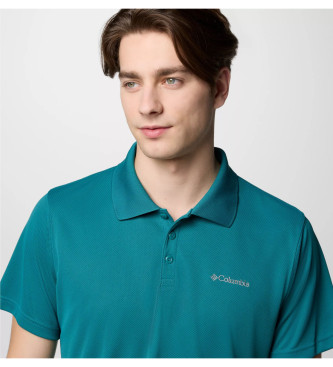 Columbia Utilizer blue polo shirt