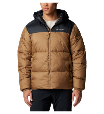 Columbia Puffect II brown hooded quilted jacket with hood