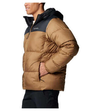 Columbia Puffect II brown hooded quilted jacket with hood