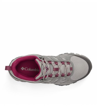 Columbia Chaussures en cuir gris Redmond III