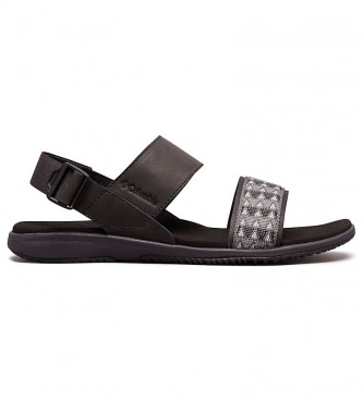 Columbia Solana black leather sandal