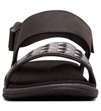 Columbia Solana black leather sandal