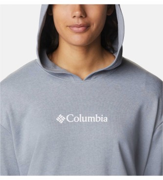 Columbia Kurzes blaues Fleece-Sweatshirt aus Frankreich