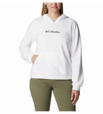 Columbia Kort sweatshirt i fransk fleece hvid