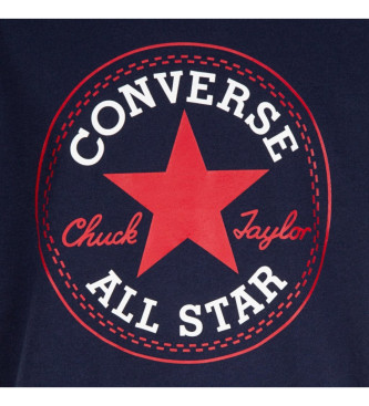 Converse Maglietta blu navy con toppa Chuck