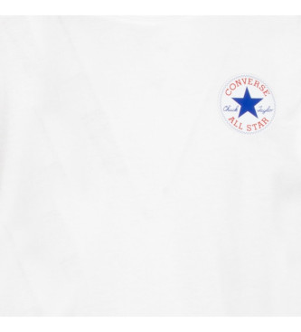 Converse T-shirt CTP stampata bianca