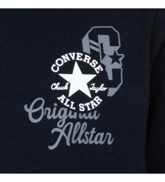 Converse Retro-T-Shirt schwarz