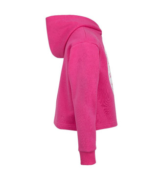 Converse Sweatshirt cortada cor-de-rosa