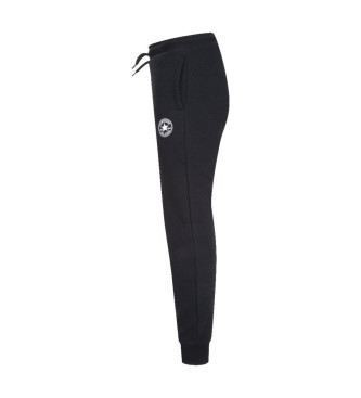 Converse Signature Fleece-Hose  schwarz