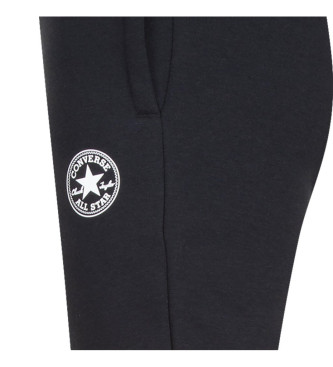 Converse Signature Fleece-Hose  schwarz