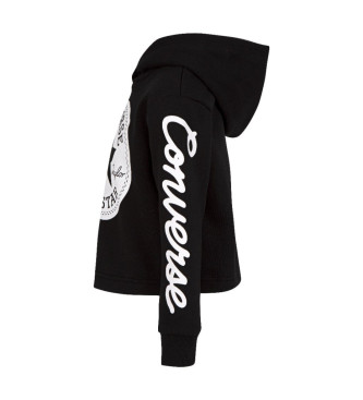 Converse Gekrztes Sweatshirt schwarz