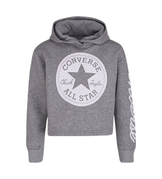 Converse Sudadera cropped Signature  gris