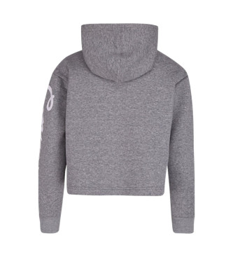 Converse Sudadera cropped Signature  gris