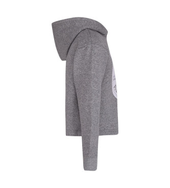 Converse Sudadera cropped Signature  gris