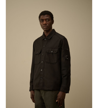 C.P. Company Chemise en feutre Lens noir