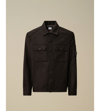 C.P. Company Chemise en feutre Lens noir
