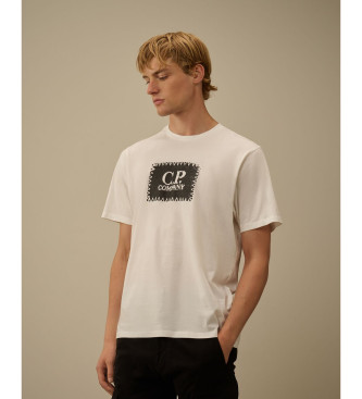 C.P. Company T-shirt 30/1 branco-escuro