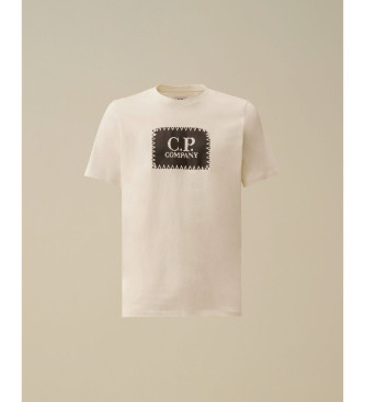 C.P. Company T-shirt 30/1 branco-escuro