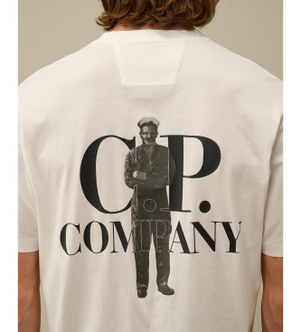 C.P. Company T-shirt 30/1 Bold British branco