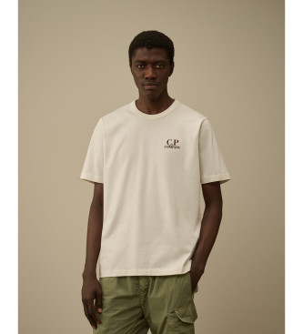 C.P. Company T-shirt 30/1 Jersey Kurzarm Logo wei