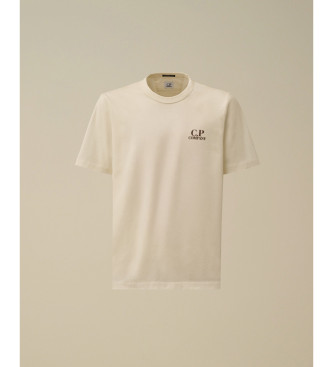 C.P. Company T-shirt 30/1 Jersey Kurzarm Logo wei