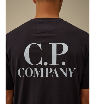 C.P. Company T-shirt 30/1 Jersey Kurzarm Logo Navy