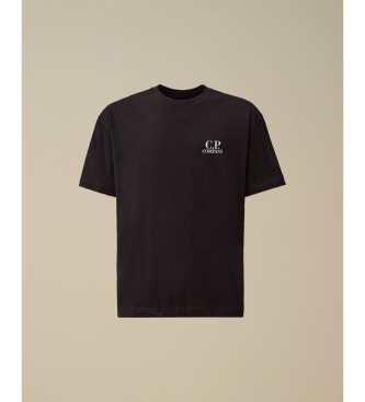 C.P. Company T-shirt 30/1 Jersey Kurzarm Logo Navy