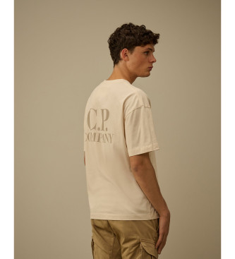 C.P. Company T-shirt 30/1 Sleeve Logo bege