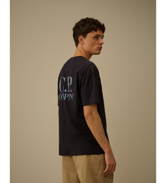 C.P. Company T-shirt 30/1 Sleeve Logo navy