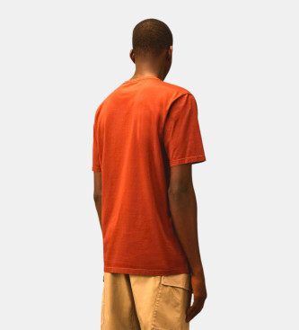 C.P. Company T-shirt 70/2 Merceris orange