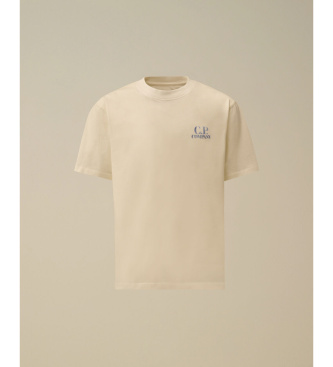 C.P. Company Udobna majica iz belo-rumene barve