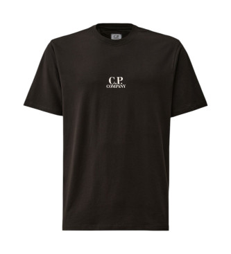 C.P. Company Stoer Brits T-shirt korte mouw zwart