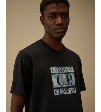 C.P. Company T-shirt Faded Logo navy