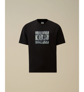 C.P. Company T-shirt Faded Logo navy