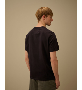 C.P. Company T-shirt Logo Label azul-marinho