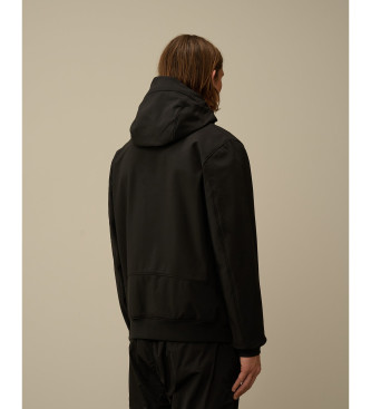 C.P. Company Black hooded jacket