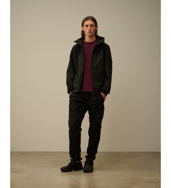 C.P. Company Black hooded jacket