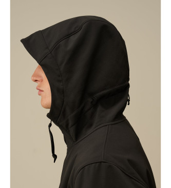 C.P. Company Black hooded jacket